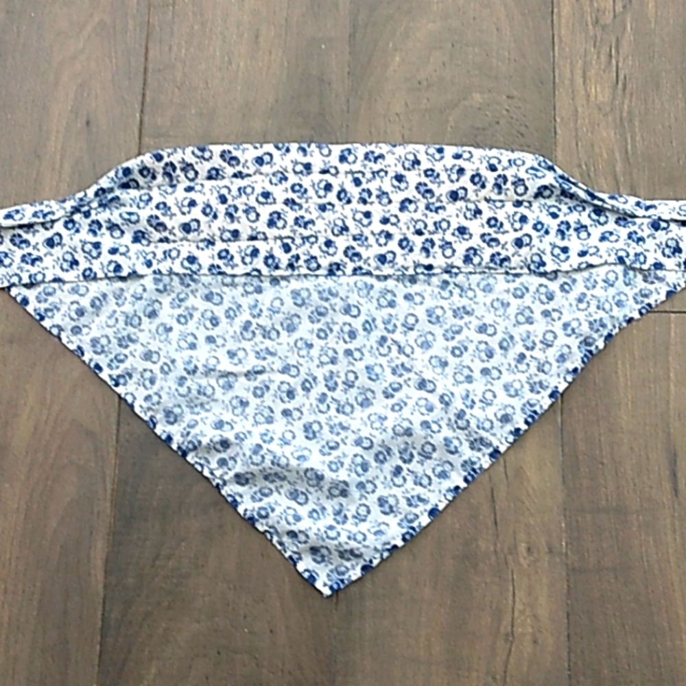 VTG 70S TOP BOHO  HANKERCHIEF  FLORAL WOMANS M - Picture 3 of 4